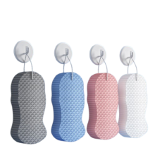 Esponja de baño exfoliante mágica, extra suave, elimina las células muertas de la piel, reutilizable.