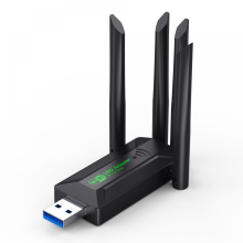 1200Mbps WiFi USB Adapter Dual Band 2.4G+5Ghz Wi-Fi Dongle 4 Antenna 802.11AC USB3.0 High-Speed Wireless Network Card wifi Receiver PC/