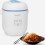 Mini rice cooker with non-stick insert and vegetable 1