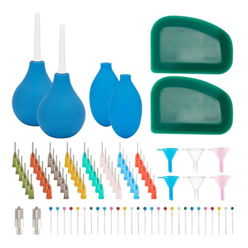 Ceramic Glaze Applicator Bottles Set with Fine Tips