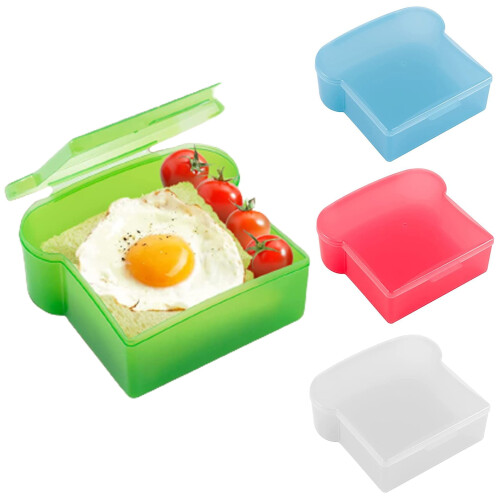 Sandwichbox in Toastform, lebensmittelechtes PP, 20 oz