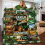 Green Tractor Sherpa Blanket 150x200cm 1