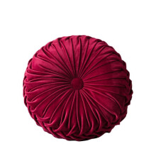 Velvet Round Pumpkin Pillow 20x20 Inch