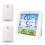 Kabelloses Digitalthermometer-Hygrometer, großes LCD-Display 14