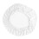 Hvitt elastisk trekk til spisestuestol polyester-spande 1 stk. 5