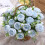 Buquê de rosas artificiais sedosas e realistas de 30 cm (11,8 polegadas) 4
