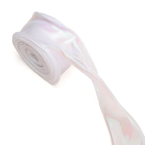 Nylon Ribbon 8.5 Yards Long Ideal For DIY Art Projects-White