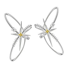 Minimalisten Constellations Star Ear Clip voor laagoorstapels