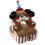 Portable Foldable Rest Pillow With Cartoon Design For-brown 1