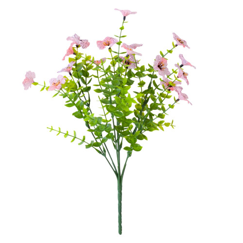 Arisefrom Künstliche Gartenblumen – 7 Bündel, gemischt 1