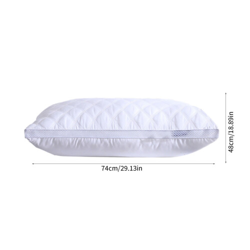 Oreiller blanc pour lit Queen Size 51 x 76 cm 2