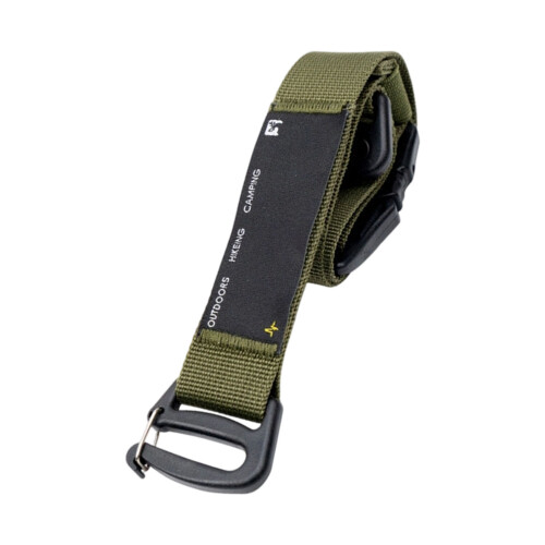 Regulable Webbing Carabiner Hook Backpacks-1Army green