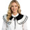 Tie Decorative Neckline Embellishment Multi Tiered Ruffle Trim 1