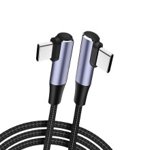 Flexibles, abgewinkeltes Typ-C-Kabel PD60W, schnelles-200cm
