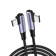 Das ergonomische, um 90 Grad abgewinkelte, geflochtene-50cm