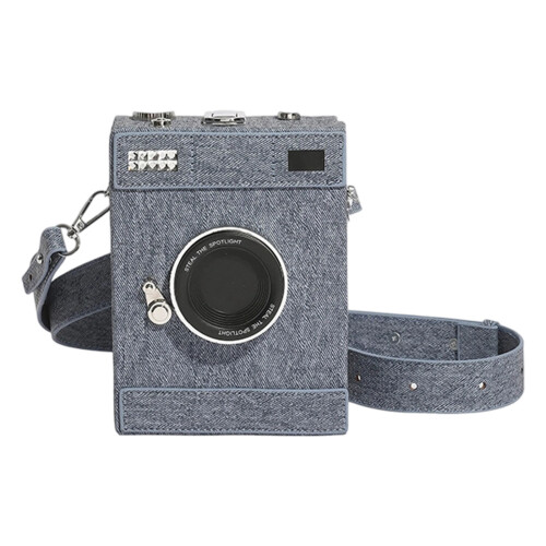 Multi Functional Camera Box Bag With Adjustable Strap-Blue