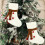 Meias de Natal tricotadas brancas de 15x10 cm (6x4 polegadas) 4