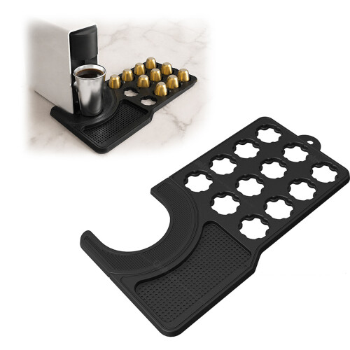 Kaffeepadhalter, Kaffeemaschinenmatte,-Schwarz 2