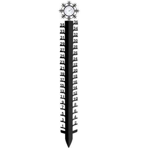 Bâton de mesure de neige avec thermomètre 36 pouces 1