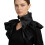 Elegant Satined Detachable Collar Decorative Lapel Collar-Black 1