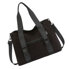 Sac à bandoulière tendance pour les voyages au bureau, sac-Noir