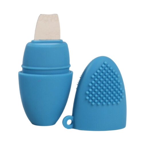Silicone Blackhead Remover Tool With Soft Bristles-Blue