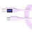 Soft Flexible Silicone USB C Cord 480Mbps Transmission-lavender 1
