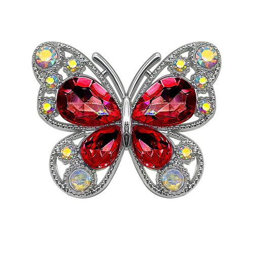 Fashionable Butterfly Shaped Headset Accessories With-Red