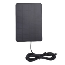 10-Watt-Solarmodul für Kameras, 9,8-Fuß-Kabel, Schwarz