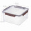Transparent food storage container with lid 1 piece 3