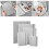 PP Rings Binder Cover for Small Notebooks-4 strap 4 holes 4