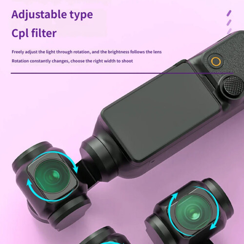 Plastic Frame Filter ND CPL Sport Camera Lens-Anti-lichtfilter 2