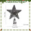 Black Iron Tree Top Star Ornament 1 Pack 3