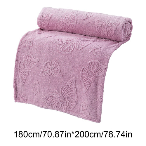 Couverture polaire papillon 3D, format lit simple 2