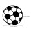 Tapis de football rond – Polyester – 80 x 80 cm 3