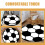 Tapis de football rond – Polyester – 80 x 80 cm 4