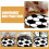 Tapis de football rond – Polyester – 80 x 80 cm 5