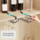Portabicchiere da vino sottopensile – Acciaio inox, 28 cm 5