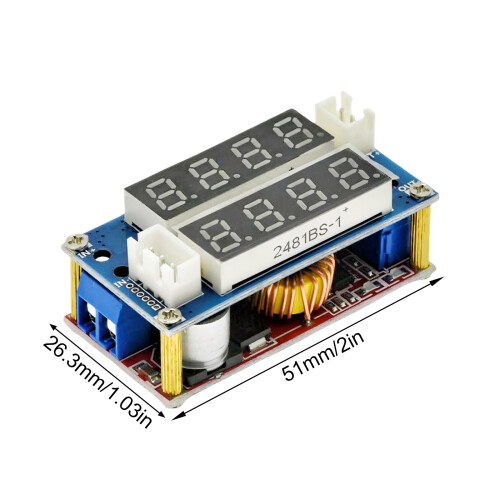 Adjustable Voltages Current Output LED Driver Module With 0.8V 2