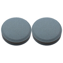 Pierre Ă aiguiser ronde grise pour cuisine (lot de 2)