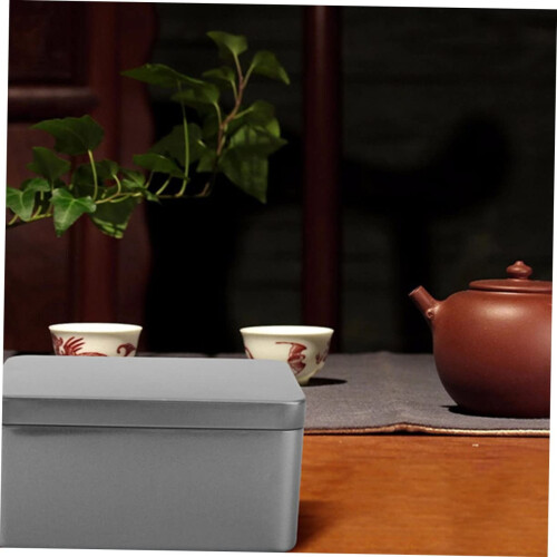 latas rectangulares de metal con tapa 1