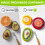 Silikone avocado- og løgbeholdersæt – 4 dele 4