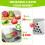 Silikone avocado- og løgbeholdersæt – 4 dele 5