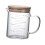Pichet doseur en verre avec couvercle 350 ml 2