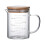 Pichet doseur en verre avec couvercle 350 ml 3