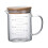 Pichet doseur en verre avec couvercle 350 ml 5