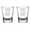 Set di 2 bicchierini da shot, 50 ml, eleganti e sbarazzini 1