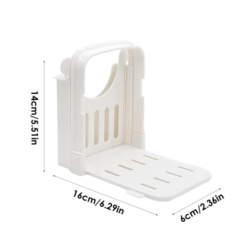 Trancheuse à pain pliable avec base antidérapante 1