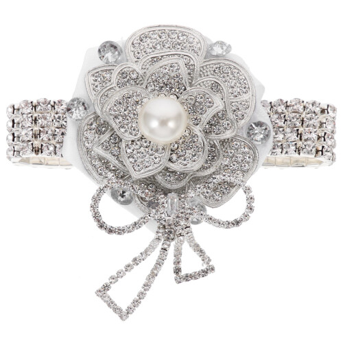 Rhinestone Wrist Corsage for Wedding