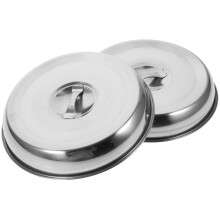 Stainless Steel Griddle Dome Cover 8.65 Inch 2 Pack